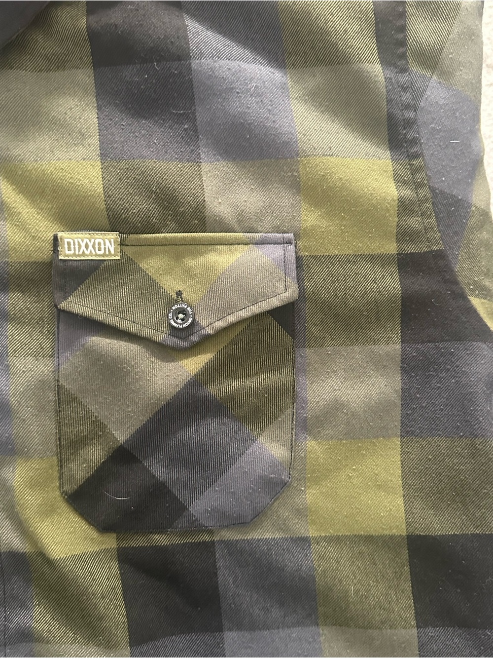 Dixxon Flannel Co. “Patton” Men’s XL
Olive/black/grey plaid. - Picture 3 of 5